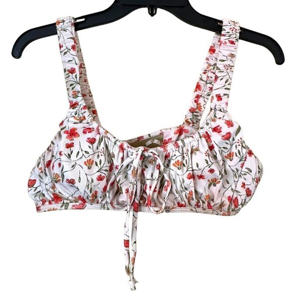 Zaful Floral Bikini Top Size Large - Picture 1 of 5